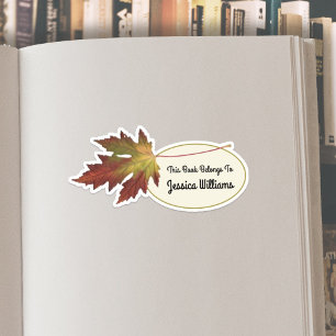 Natuur Lover's cut out Leaf Sticker