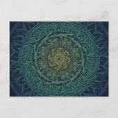 Natuur Lovers Mandala Art Mandalas Design Briefkaart (Voorkant)