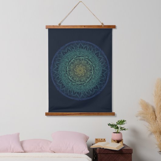 Natuur Lovers Mandala Art Mandalas Design Hangend Wandkleed (Slaapkamer)