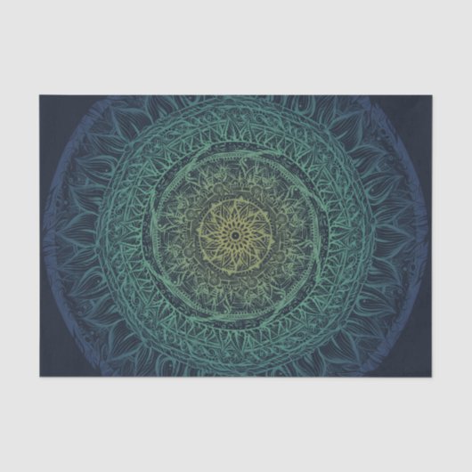Natuur Lovers Mandala Art Mandalas Design Tissuepapier (Voorkant)