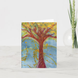 Natuur Lovers Tree Bedankkaart