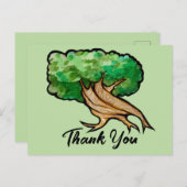 Natuur Lovers Tree of Life Artwork Waterverf Briefkaart (Voorkant / Achterkant)