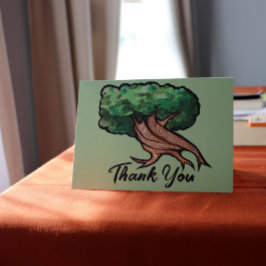 Natuur Lovers Tree of Life Artwork Waterverf Kaart