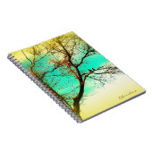 Natuur Lovers: Twee Krogen in een Boom die schrijv Notitieboek (Rechterzijde)