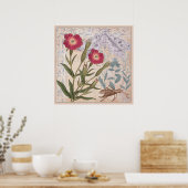 Natuur Lover's Wall Art Wildbloemen en insecten Poster (Keuken)