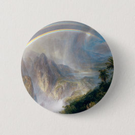 Natuur Majesteit: Regenboog in de Tropen Pin Ronde Button 5,7 Cm