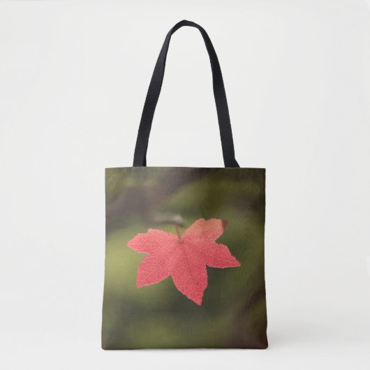 Natuur Maple Leaf Foto Tote Bag (Voorkant)
