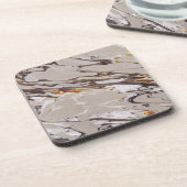 Natuur Marble Texture Bier Onderzetter (Linkerzijde)