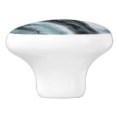 Natuur marmer keramische knop (Zijkant)