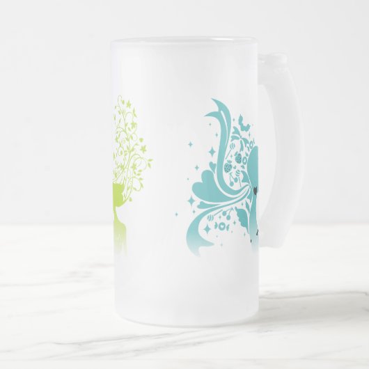 natuur matglas bierpul (Voorkant rechts)