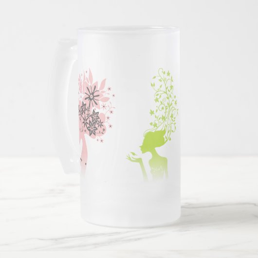 natuur matglas bierpul (Voorkant links)