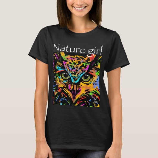Natuur meiden regenboogdieren t-shirt (Voorkant)