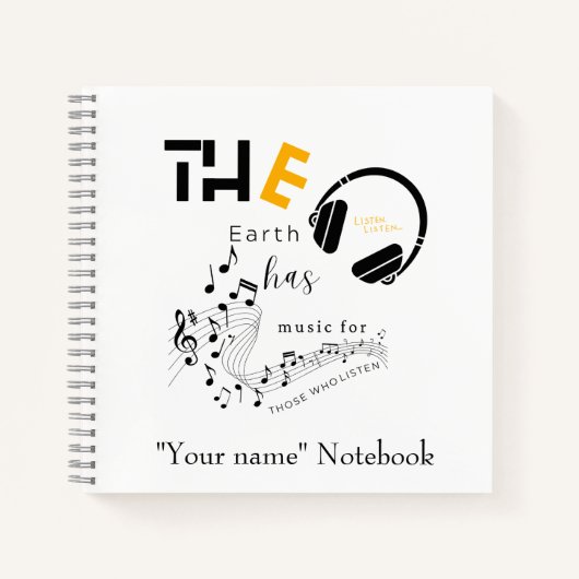 Natuur Melodie Notitieboek (Voorkant)