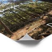 Natuur met een prachtig geschrift poster (Hoek)