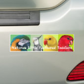 Natuur met kleine getouwtjes bumpersticker (Op auto)