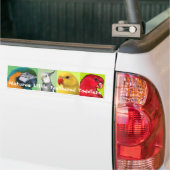 Natuur met kleine getouwtjes bumpersticker (Op Truck)