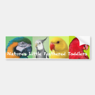 Natuur met kleine getouwtjes bumpersticker