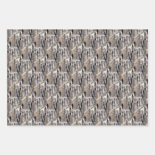 Natuur met vloeiende ventilator, speciaal aangepas inpakpapier vel (Voorkant 3)