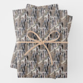 Natuur met vloeiende ventilator, speciaal aangepas inpakpapier vel (In situ)