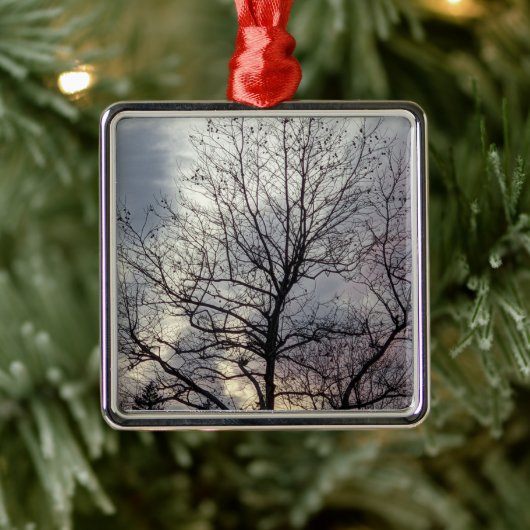 natuur-metalen versiering metalen ornament (Boom)