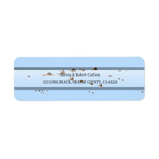 Natuur | Migrerende ganzen | Etiket (Voorkant)