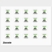 Natuur milieubescherming nice _1 ronde sticker (Vel)