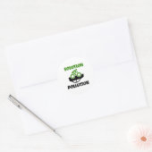 Natuur milieubescherming nice _1 ronde sticker (Envelop)