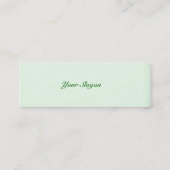 Natuur Mini Visitekaartje (Achterkant)