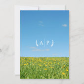 Natuur Minimalistisch drama film poster bruiloft f Kaart (Achterkant)