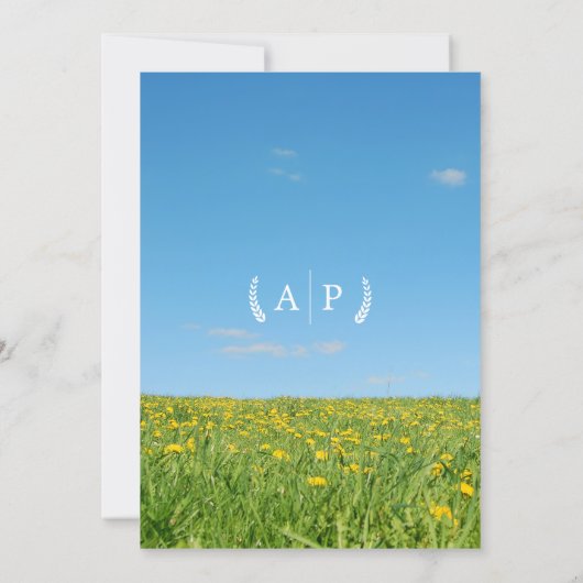 Natuur Minimalistisch drama film poster bruiloft f Kaart (Achterkant)