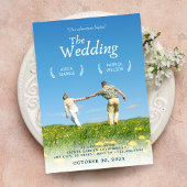 Natuur Minimalistisch drama film poster bruiloft f Kaart