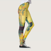 Natuur Minimalistische Zwarte Labrador Kano Leggings (Rechts)