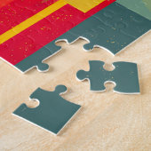 Natuur Minimalistische Zwarte Labrador Kano Legpuzzel (Zijkant)