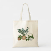 Natuur minnaar, botanische Plant ouder Tote Bag (Achterkant)