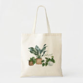 Natuur minnaar, botanische Plant ouder Tote Bag (Voorkant)