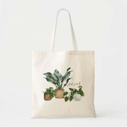 Natuur minnaar, botanische Plant ouder Tote Bag (Voorkant)