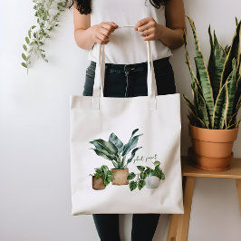 Natuur minnaar, botanische Plant ouder Tote Bag