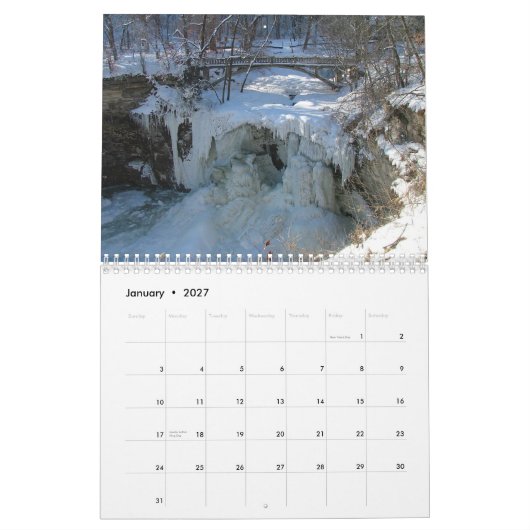 Natuur Minnesota 2011 Kalender (Jan 2027)