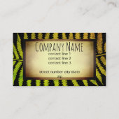 natuur modern blad aangepaste business card sjablo visitekaartje (Achterkant)