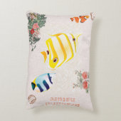 Natuur moderne visvloeren verlaten accent kussen (Achterkant (Verticaal))