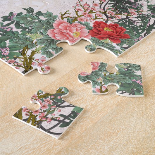 Natuur  moderne visvloeren verlaten legpuzzel (Zijkant)