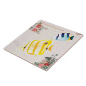 Natuur  moderne visvloeren verlaten tegeltje (Zijkant)