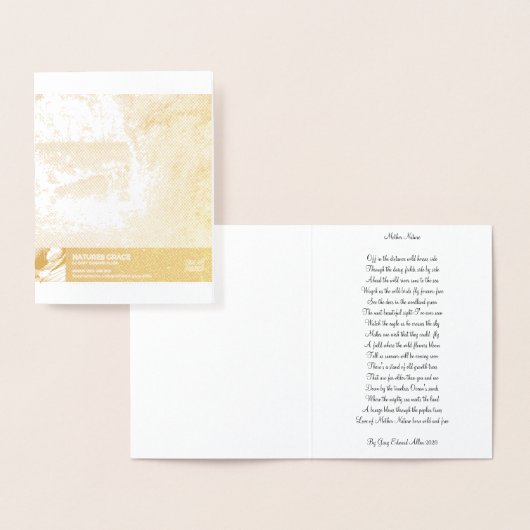 Natuur moeder folie kaarten (Display)