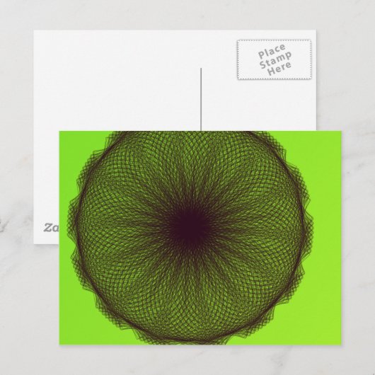 natuur moeder groene natuur briefkaart (Voorkant / Achterkant)