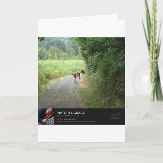 Natuur moeder kaart (Voorkant)