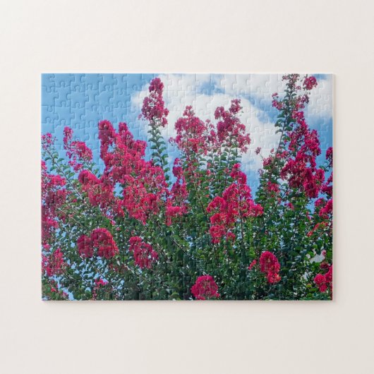 Natuur mooie Crepe Myrtle Flowers Legpuzzel (Horizontaal)