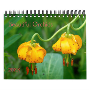 Natuur mooie orchideeën kalender