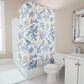 Natuur mooie Vogels decoratief in het oog springen Douchegordijn (In situ)