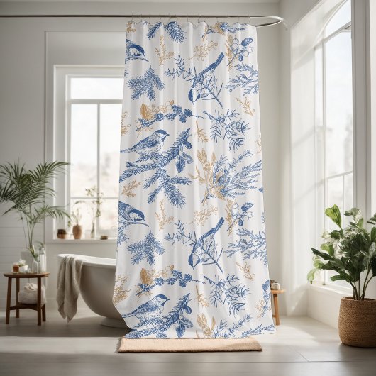 Natuur mooie Vogels decoratief in het oog springen Douchegordijn