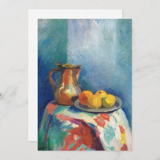 Natuur Morte au Pichet en Cuivre | Henri Manguin (Voorkant / Achterkant)